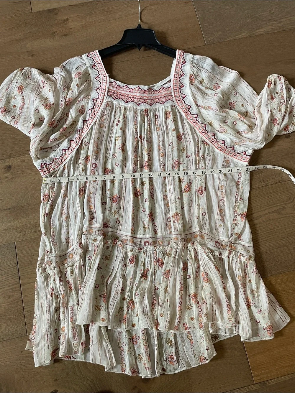 Free People Ivory Dance Magic Tunic Size Large